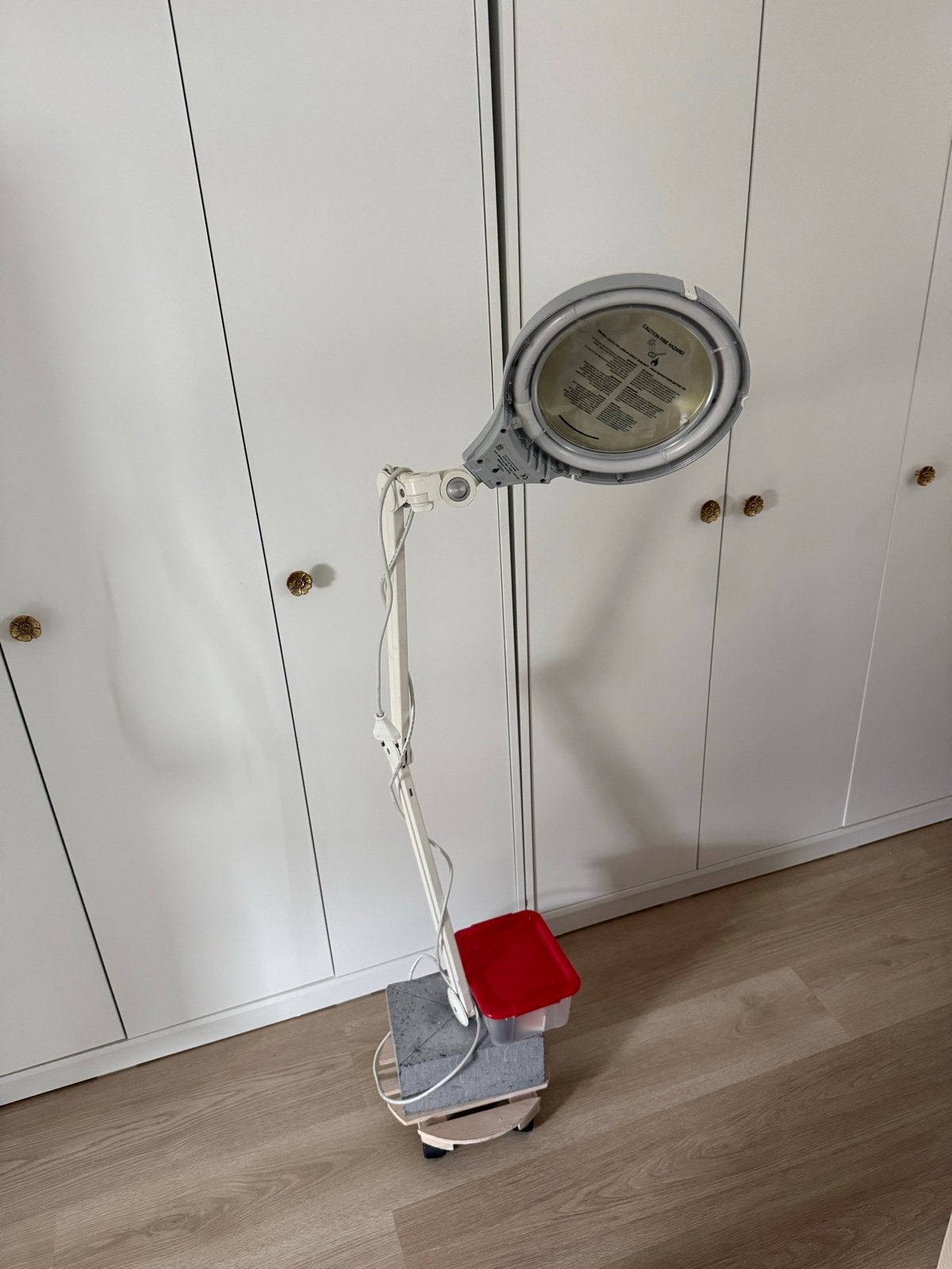 Loeplamp met standaard - Ideaal voor precisiewerk, Hobby en Vrije tijd, Vergrootglazen, Loepen en Loeplampen, Ophalen, Gebruikt