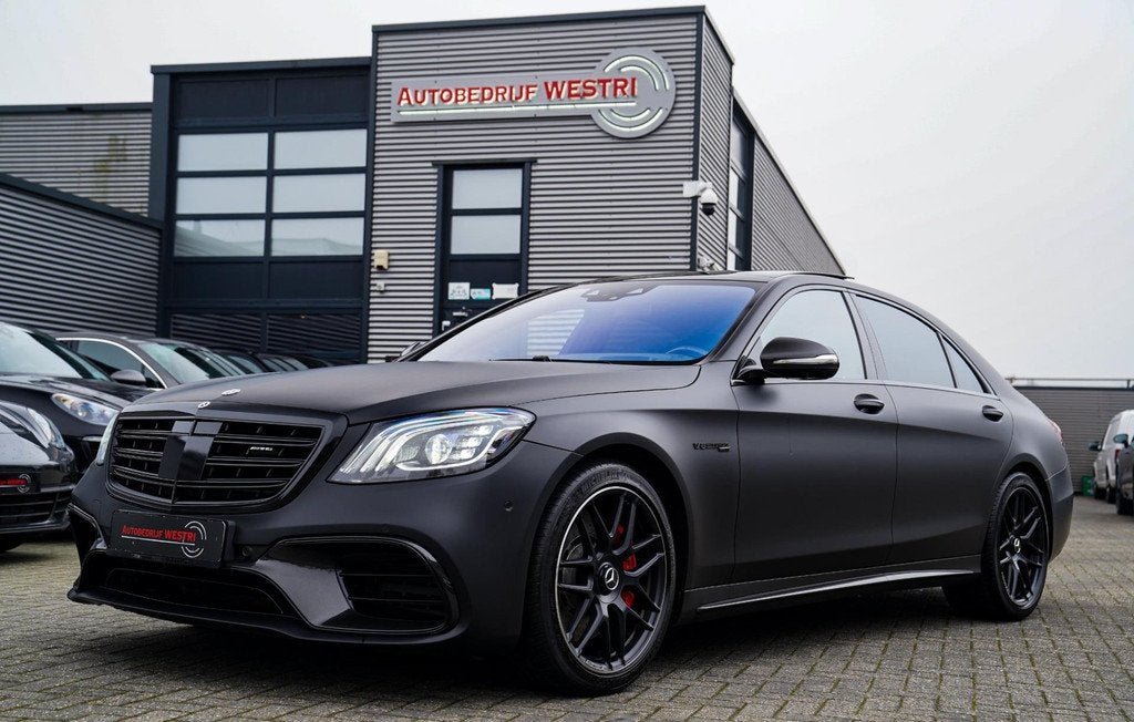 Mercedes-Benz S-klasse AMG 63 4Matic+ Lang Premium Plus | Bu, Automaat, Verblindingsvrij grootlicht, Gebruikt, Zwart