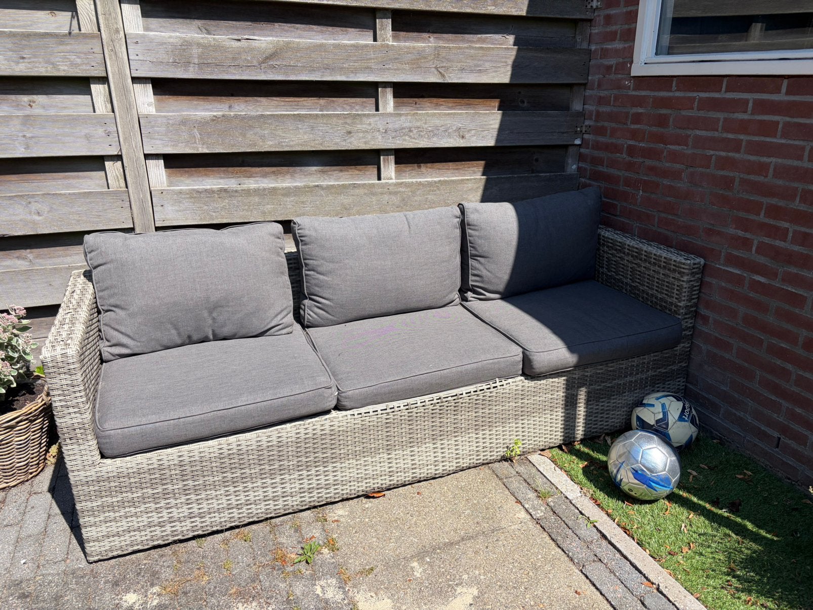 Tuinbank 3 persoons gratis af te halen Rotterdam, Tuin en Terras, Tuinbanken, Ophalen, Gebruikt, Hout