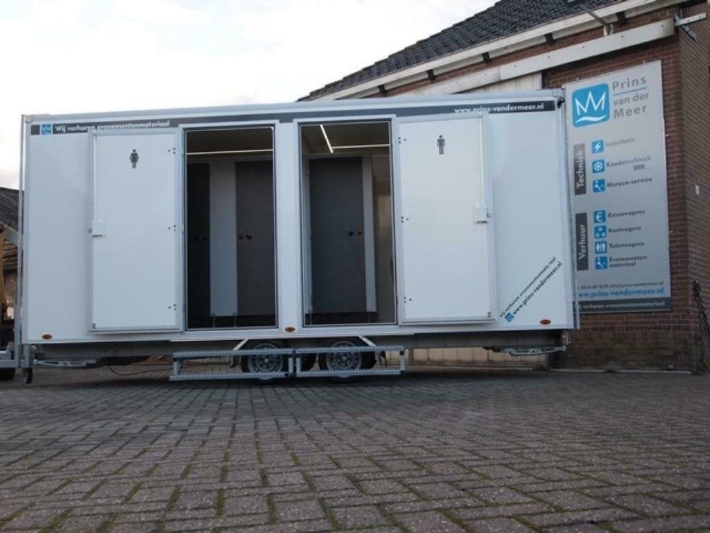 Luxe toiletwagen, toiletunit, urinoir, plaszuil huren feest, Ophalen of Verzenden, Zo goed als nieuw
