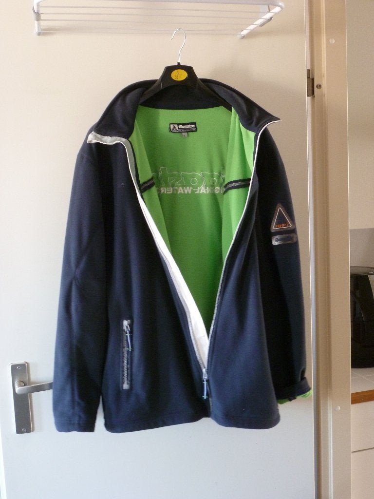 vest GAASTRA fleece blauw 46 -GRATIS zend, Verzenden, Zo goed als nieuw, Maat 46/48 (XL) of groter, Blauw