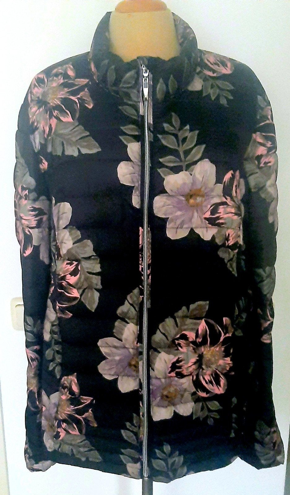 Miss Etam trendy winterjas zie beschrijving 52 / 54, Maat 46/48 (XL) of groter, Zo goed als nieuw, Miss Etam, Meerkleurig