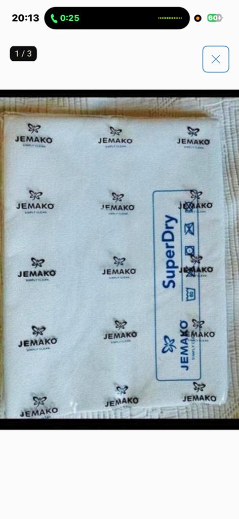 Nieuwe Jemaco Super Dry zeem / droogdoek 45x60 cm, Huis en Inrichting, Ophalen of Verzenden, Overige typen