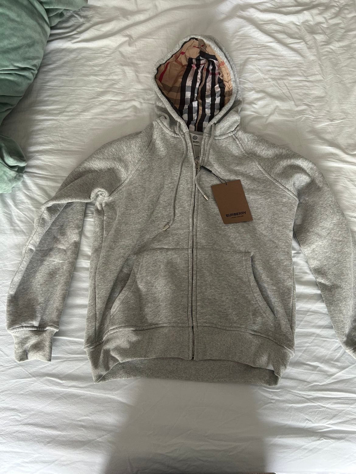 Burberry vest, maat m, grijs, Kleding | Heren, Truien en Vesten, Verzenden, Zo goed als nieuw, Grijs