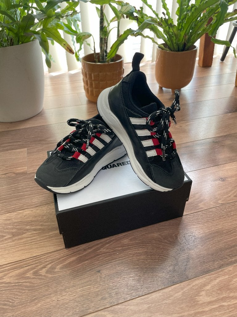 Dsquared sneaker runner stripes (kids), Kinderen en Baby's, Jongen of Meisje, Ophalen of Verzenden, Zo goed als nieuw, Dsquared2