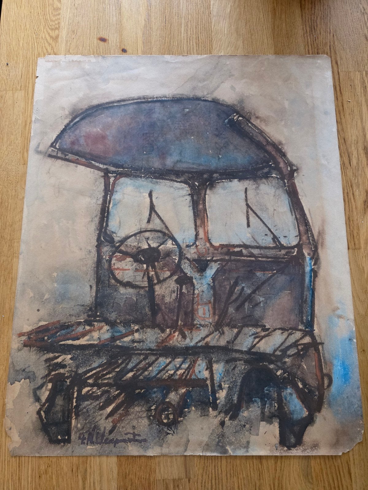 Frans Verpoorten, Antiek en Kunst, Kunst | Tekeningen en Foto's, Ophalen of Verzenden