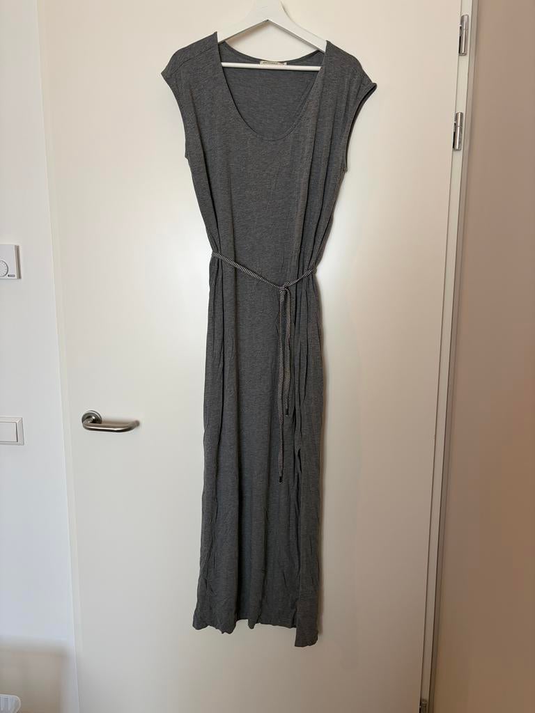 Armed Angels Maxi Jurk Maat M, Maat 38/40 (M), Ophalen of Verzenden, Grijs, Gedragen