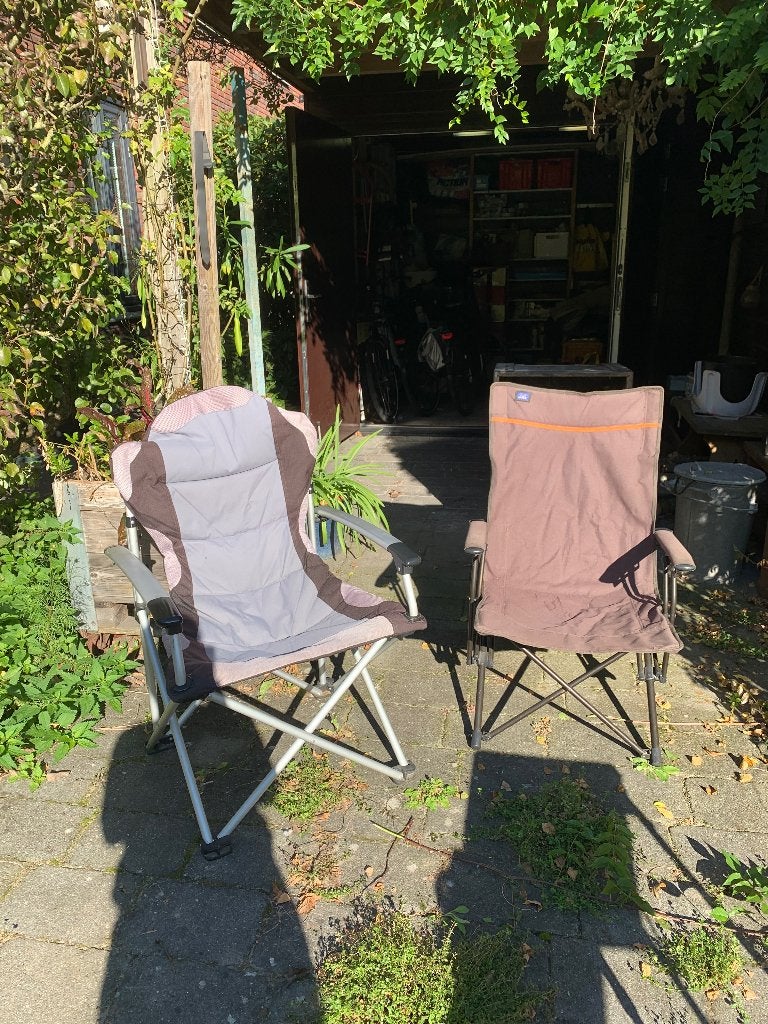 Camping stoelen, Caravans en Kamperen, Ophalen, Gebruikt, Campingstoel