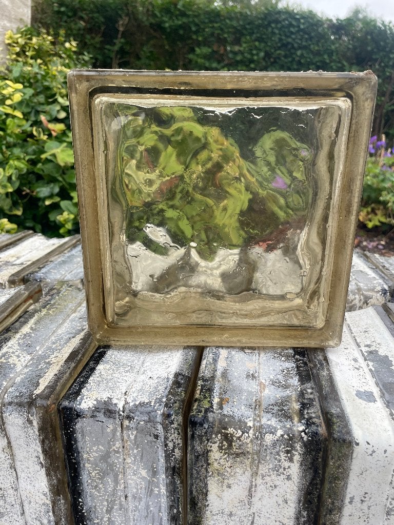 glazen bouwstenen bruin, Ophalen, Gebruikt, Minder dan 80 cm, Minder dan 80 cm