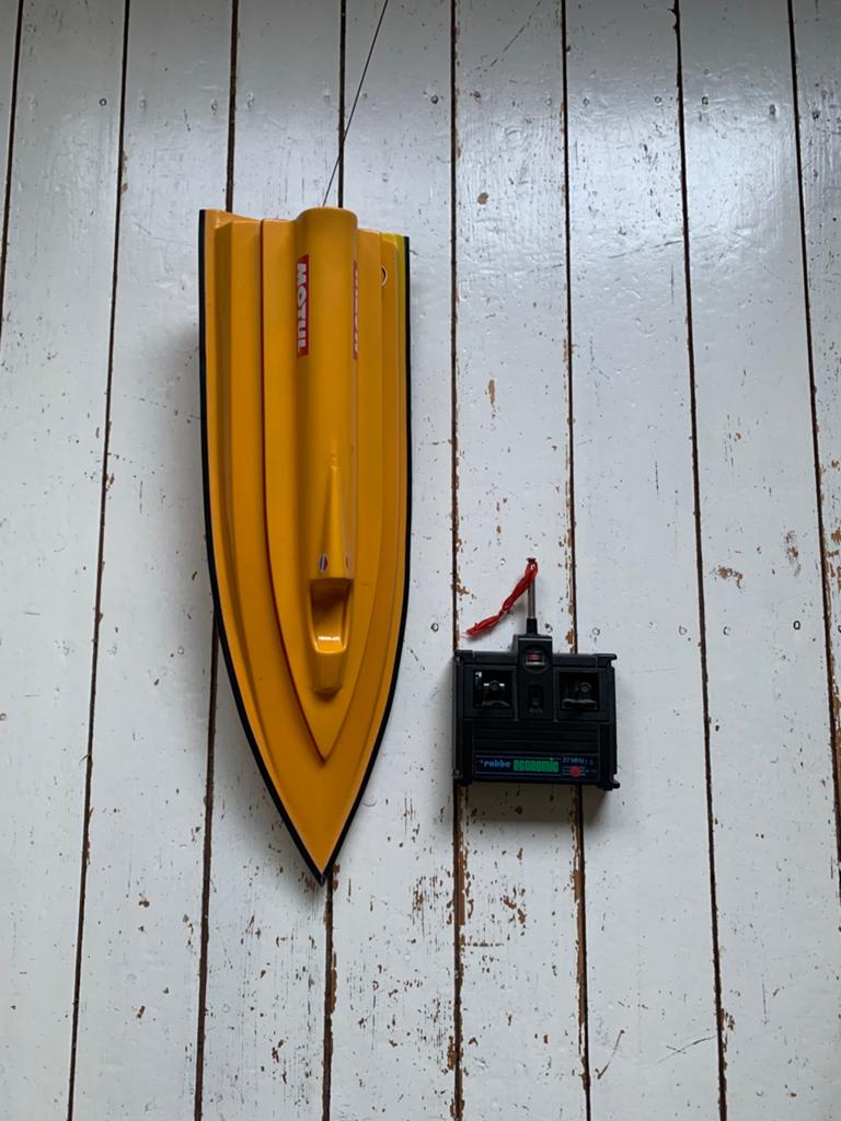 RC Speedboot, Ophalen, Gebruikt