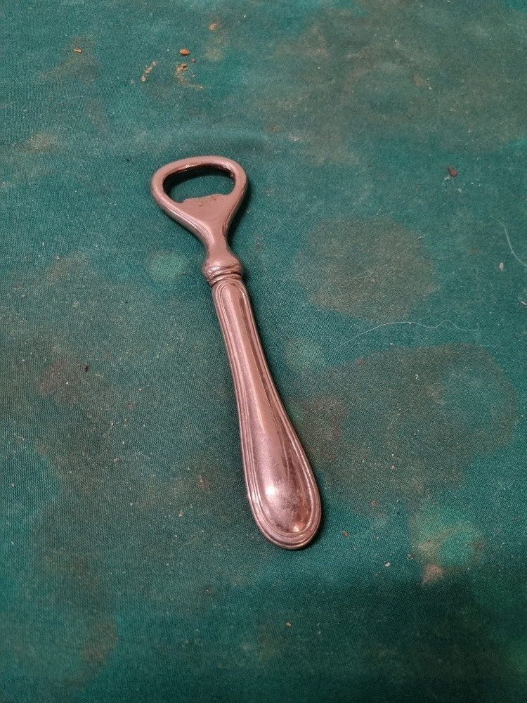 flesopener verzilverd, Ophalen of Verzenden, 'T Olde Gre-j, Info@toldegrej.nl, Endepoelstraat 20f Didam