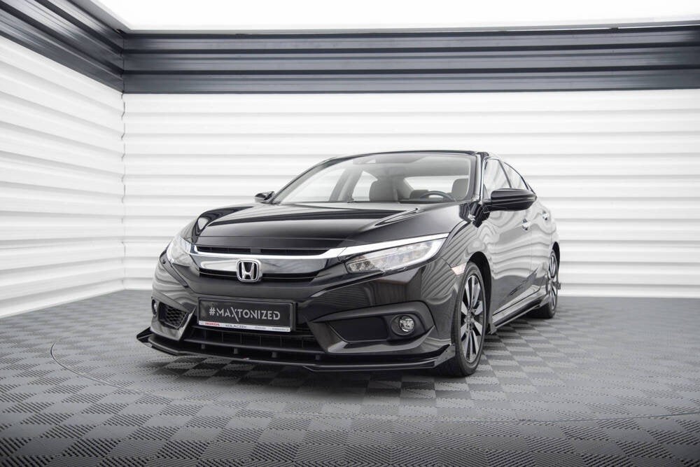 Race Voorlip sideskirt diffuser - Honda Civic 17-22