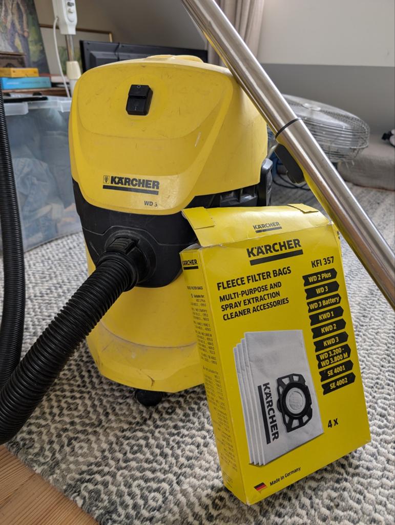 Kärcher bouw stofzuiger D3, Doe-het-zelf en Verbouw, Reinigingsmachines, Ophalen