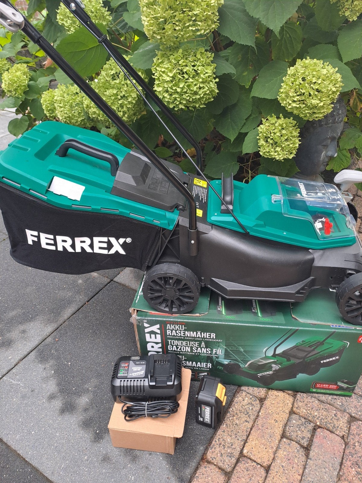 Ferrex Accu Grasmaaier - Zo goed als nieuw, Ophalen of Verzenden
