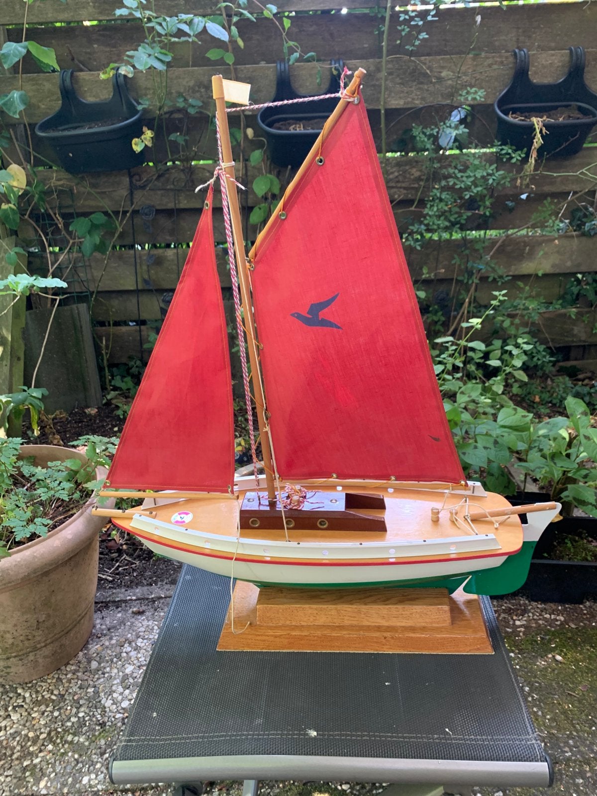 Model zeilboot 53 cm lang, Ophalen of Verzenden, Nieuw, Groter dan 1:32