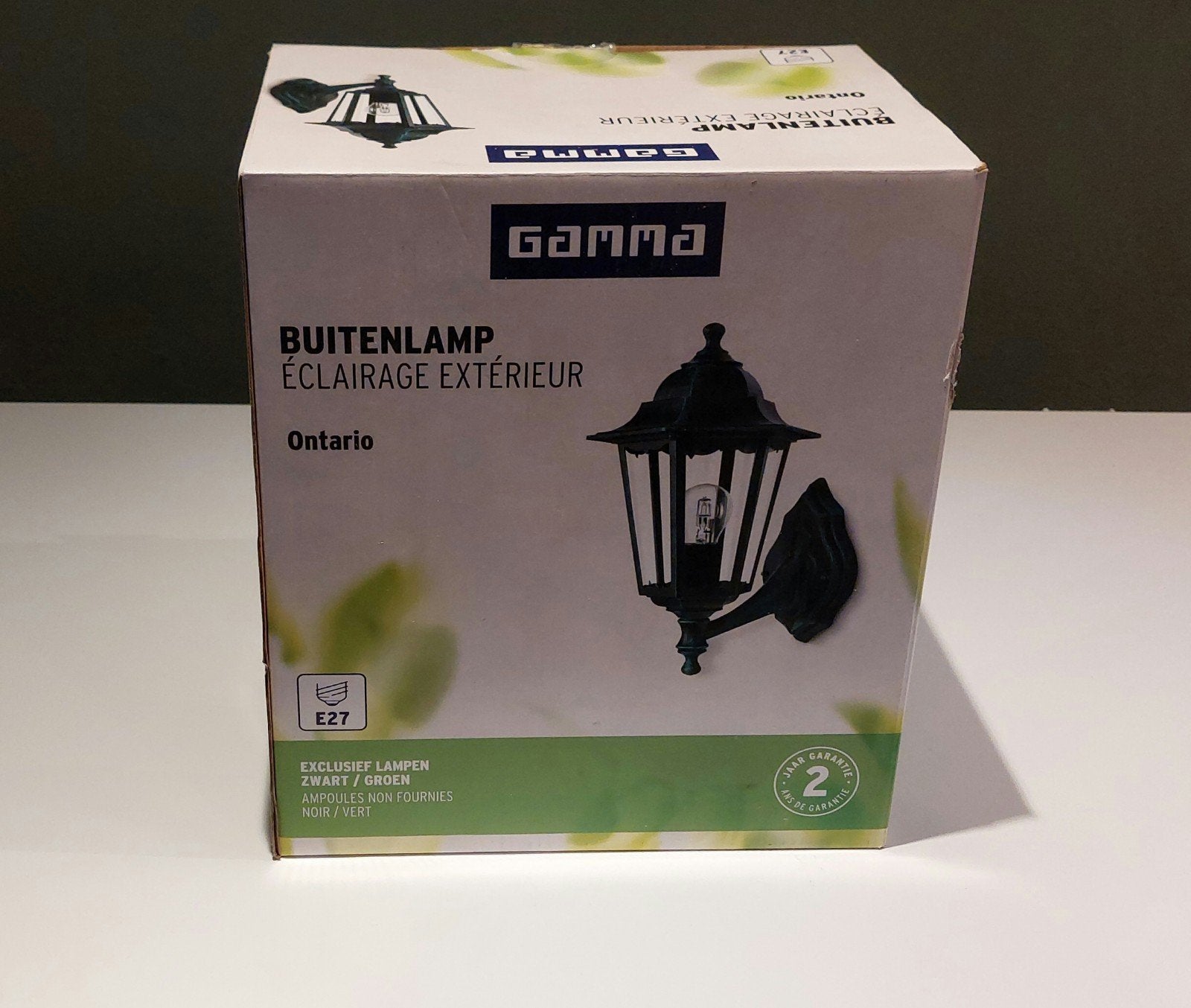 buitenlamp, Ophalen