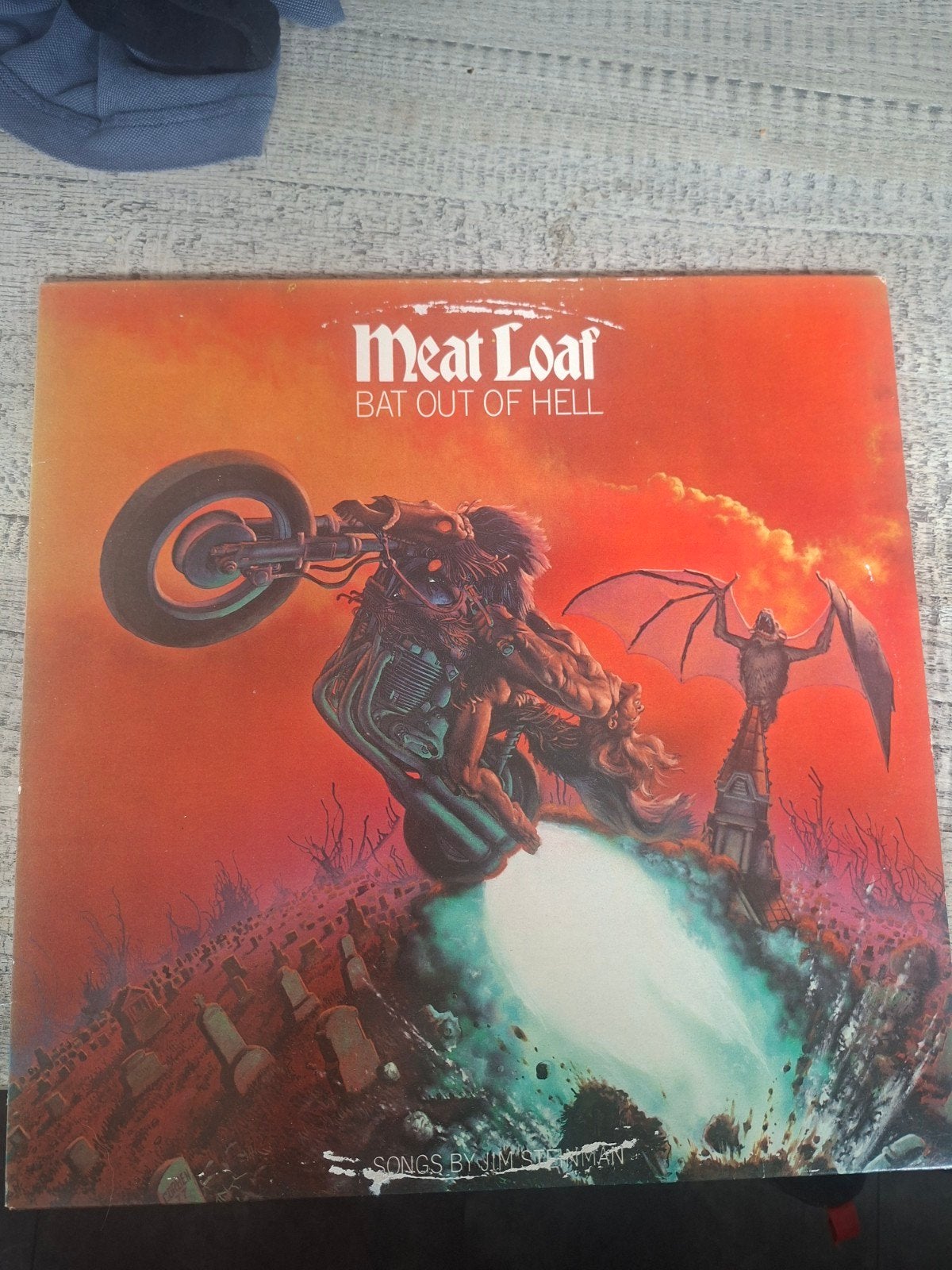Meat Loaf - Bat Out of Hell (Vinyl LP) met inlegvel, Cd's en Dvd's, Vinyl | Pop, LP, Rock, Gebruikt, Inclusief insert