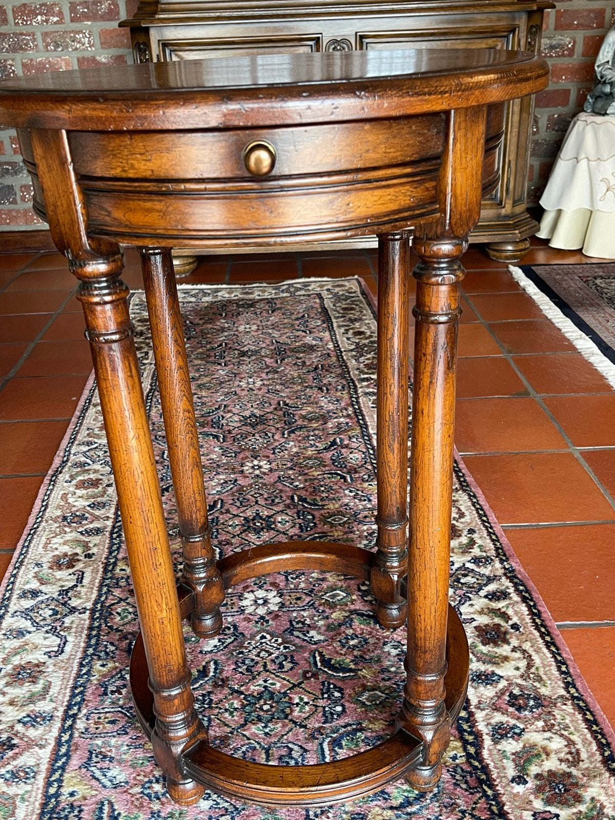 Antieke bijzettafel met lade - Royal Antique Collection, Antiek en Kunst, Ophalen