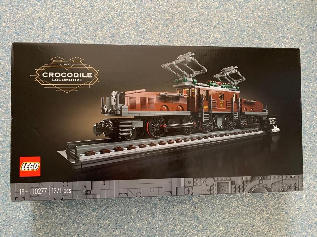 Lego Crocodile Locomotieve 10277, Lego, Nieuw, Ophalen of Verzenden, Icons