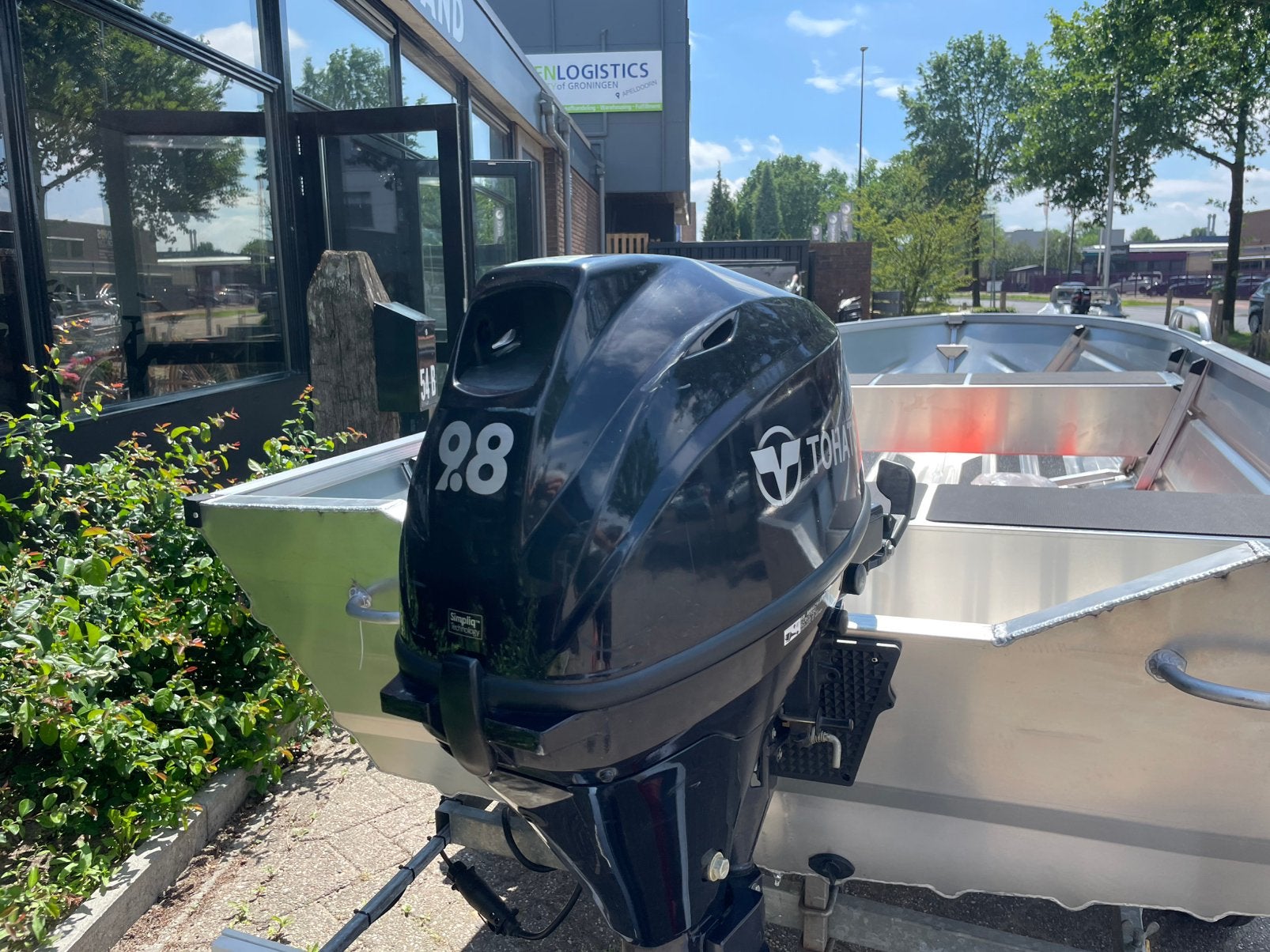 TOHATSU 9.8PK 4 takt buitenboordmotor kortstaart, Watersport en Boten, Ophalen, 10 tot 30 pk, Viertaktmotor, Zo goed als nieuw