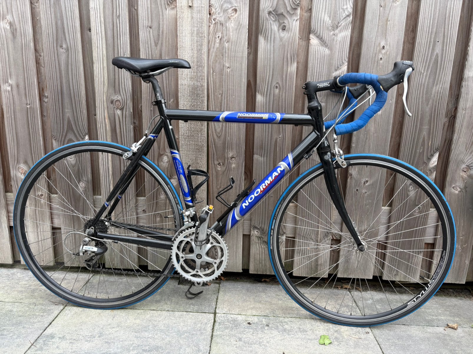 Blauwe racefiets Noorman framemaat 58, Aluminium, Zo goed als nieuw, 57 tot 61 cm, Meer dan 20 versnellingen