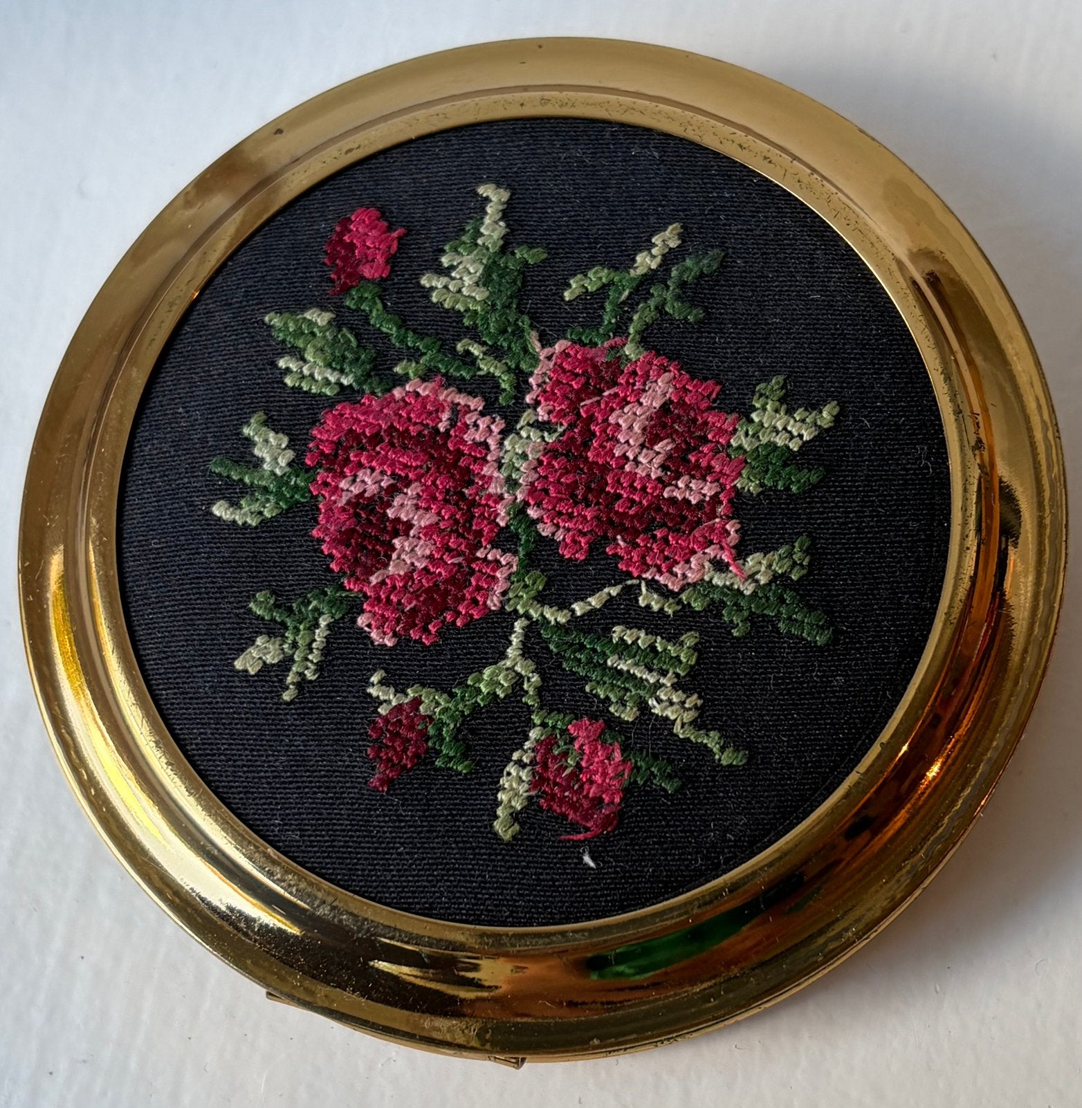 Poederdoos vintage, Ophalen of Verzenden