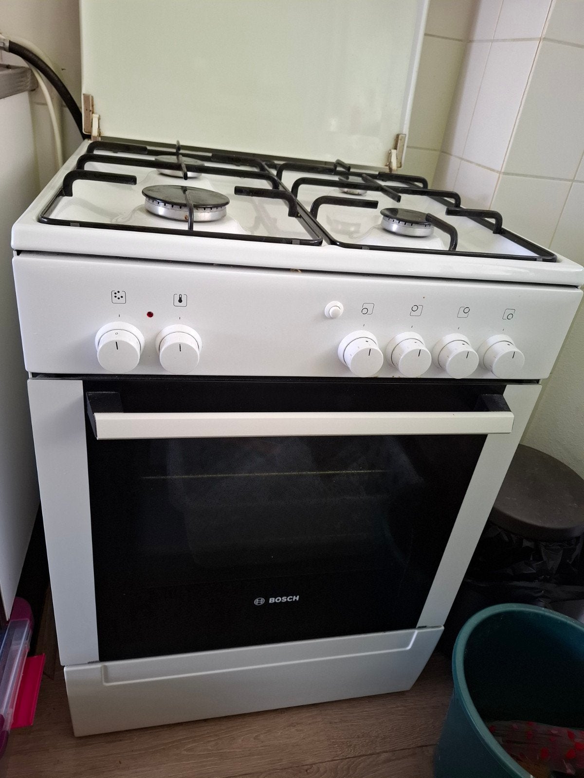 gasfornuis, oven kapot, Witgoed en Apparatuur, Ophalen, Gebruikt, 4 kookzones, Gas