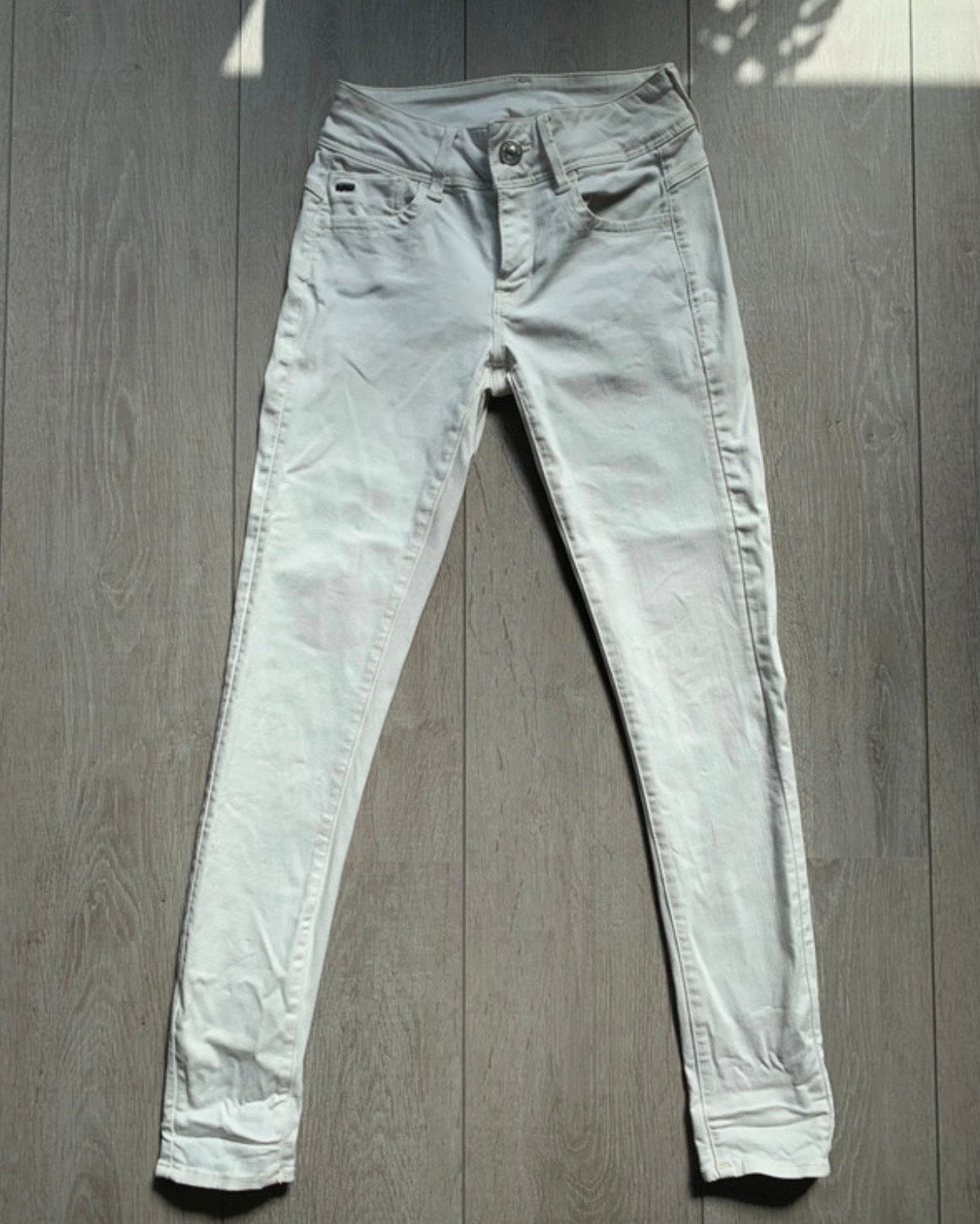 G-Star RAW Lynn D-Mid Super Skinny Jeans, Ophalen of Verzenden, Gedragen, Wit, Overige jeansmaten