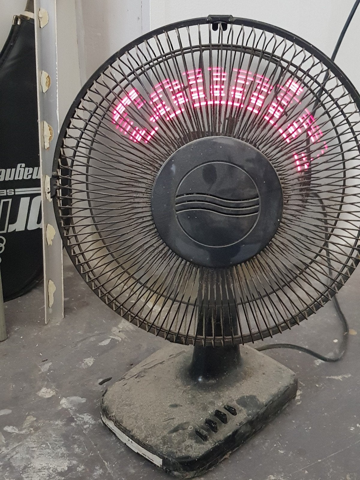 vintage ventilator, Witgoed en Apparatuur, Ventilatoren, Ophalen, Tafelventilator