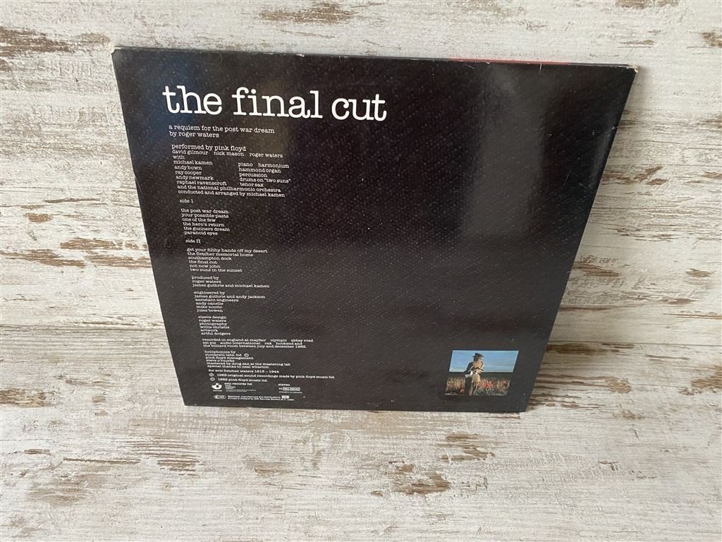 Pink Floyd - Pink Floyd the final cut [1297], Verzenden, Zo goed als nieuw, 12 inch, Poprock