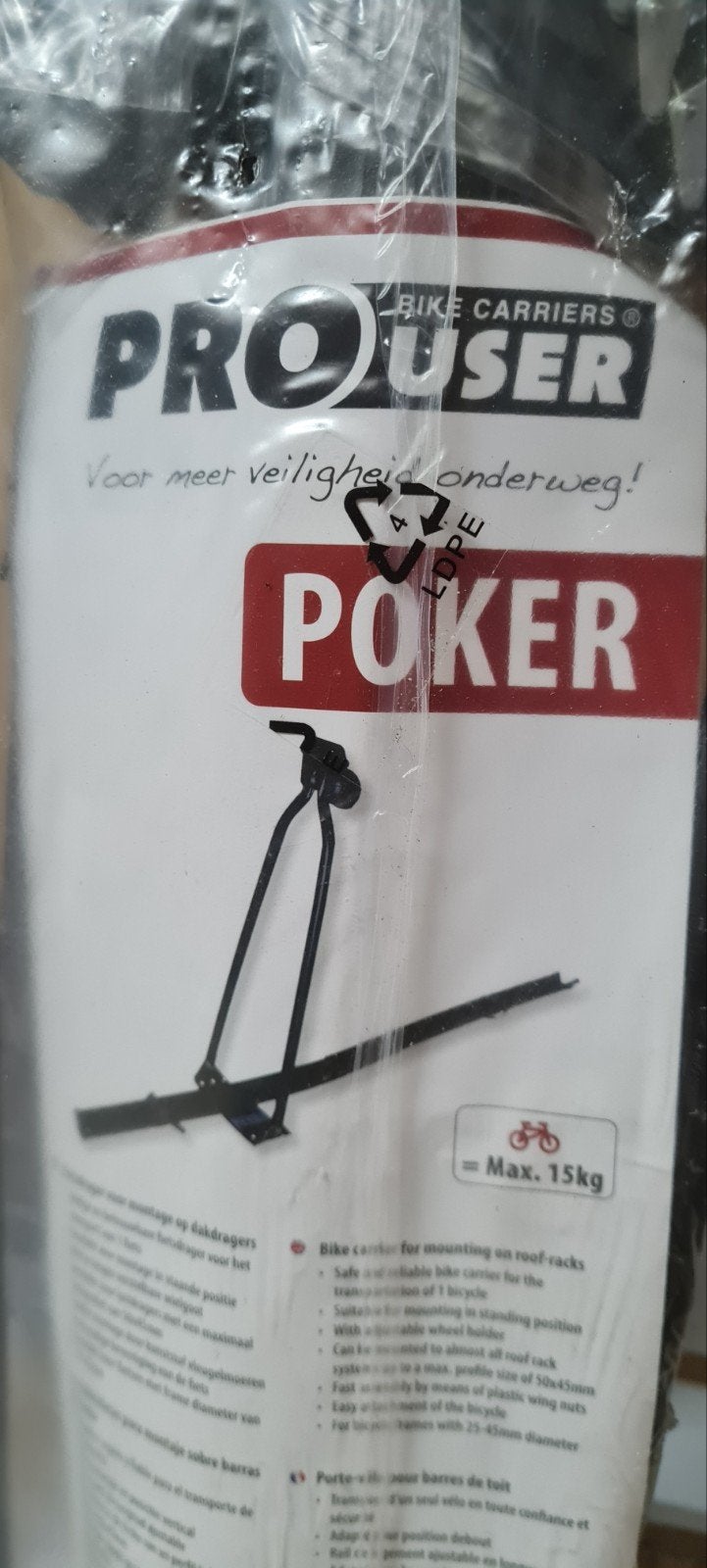 Dak fietsendrager Nieuw! 2x, Ophalen of Verzenden, 1 fiets, Nieuw, Dakdrager
