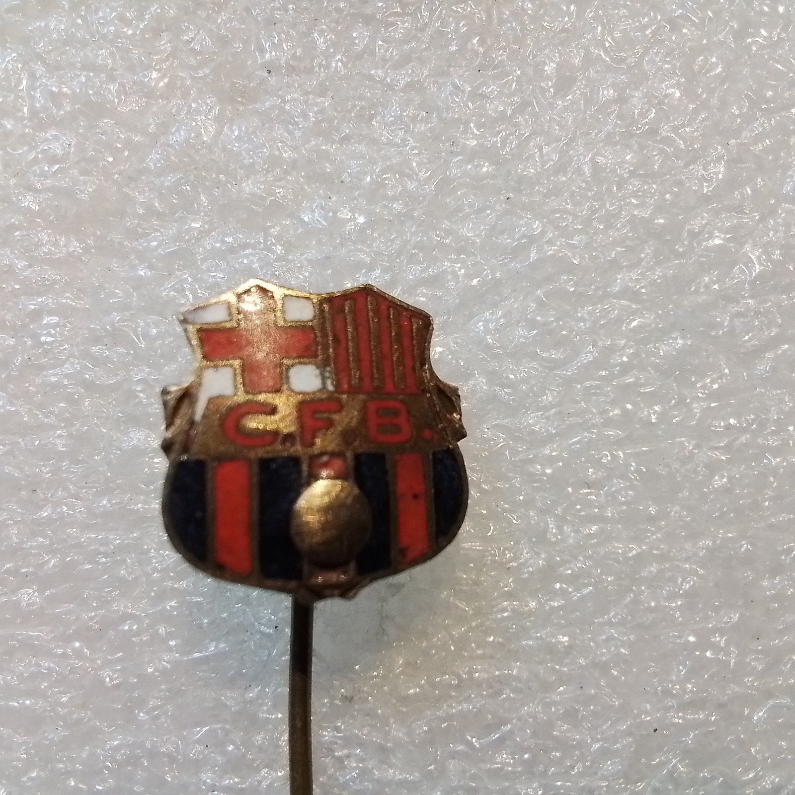 fc Barcelona, geëmailleerd, Ophalen of Verzenden, Sport