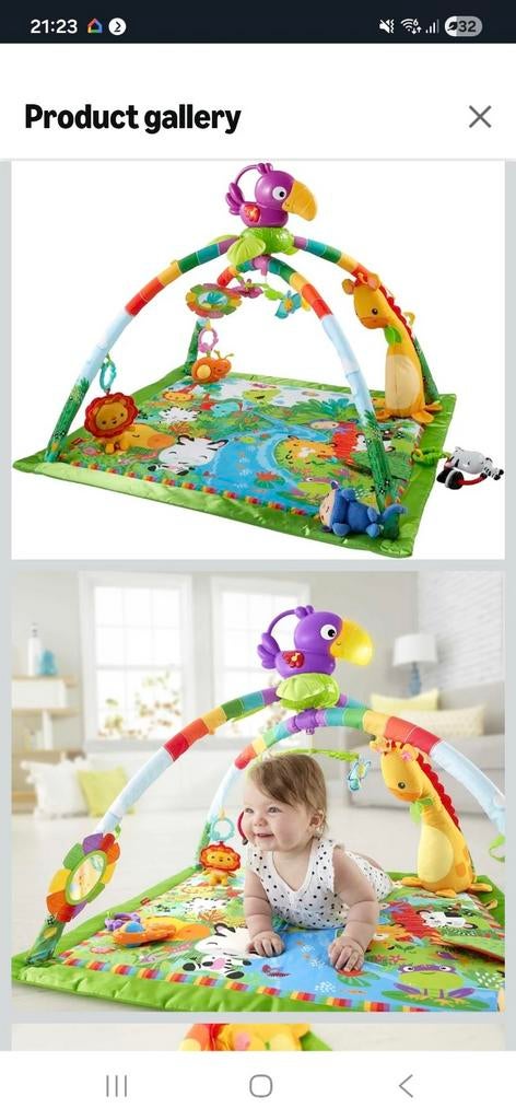 Speelkleed Fisher price, Ophalen of Verzenden, Zo goed als nieuw