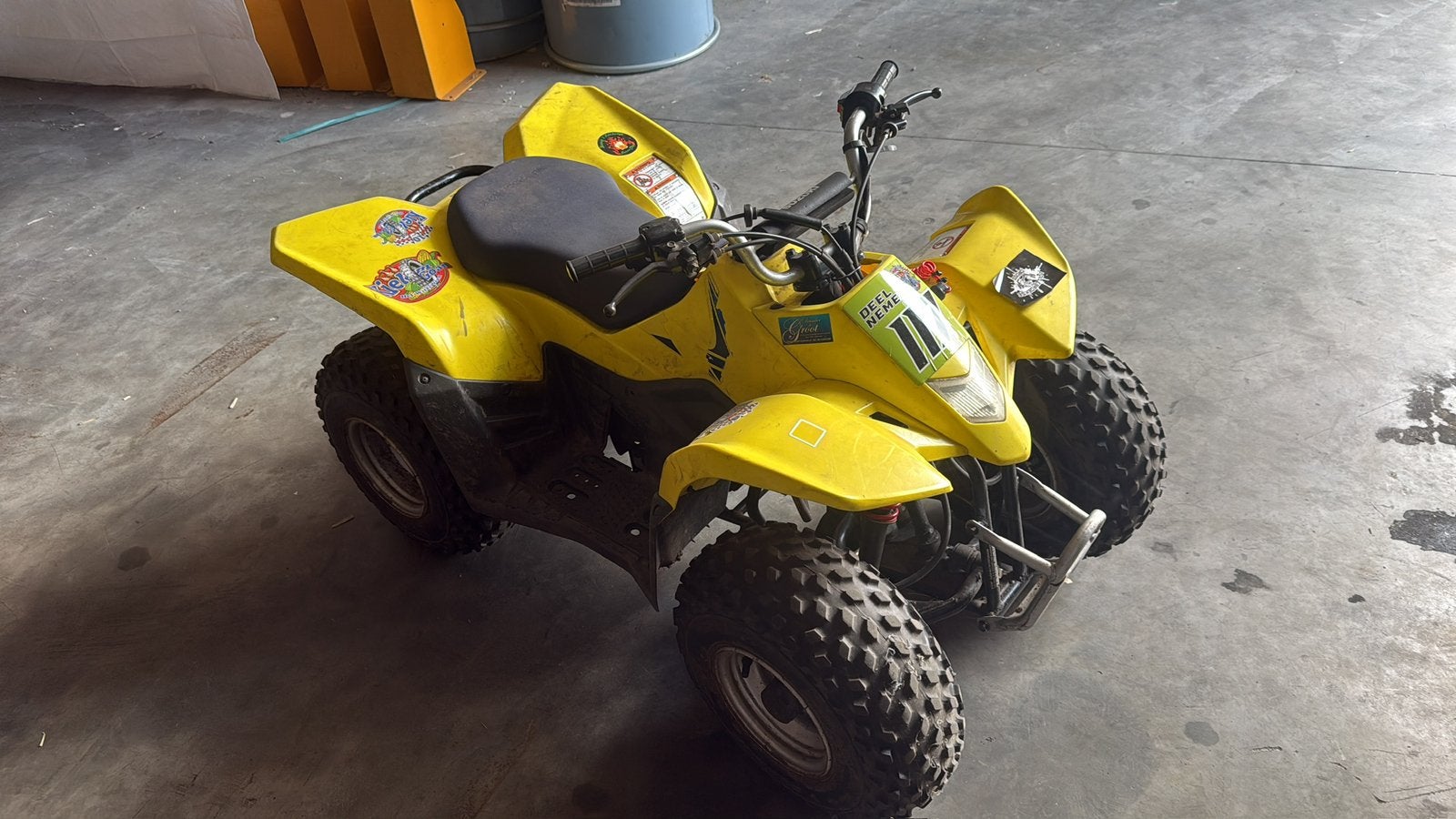 Quad Suzuki LTZ 50, Ophalen