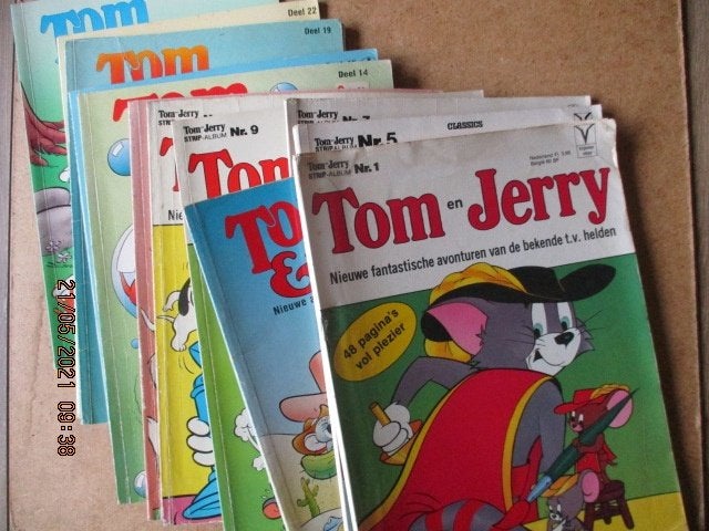 adv2476 tom en jerry album serie, Eén stripboek, Ophalen, Gelezen