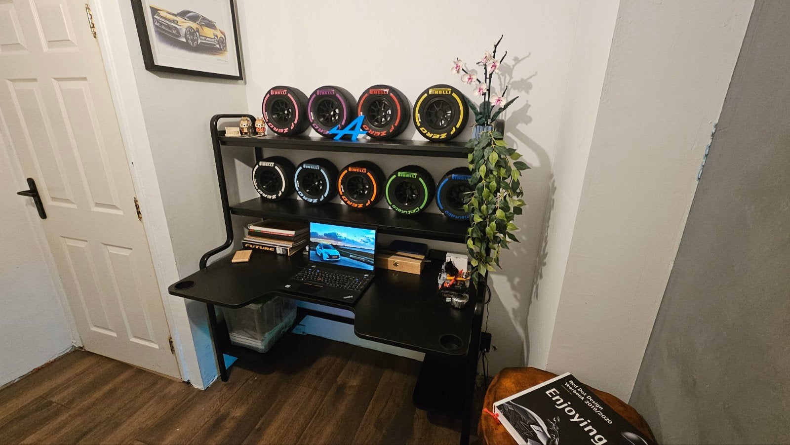 Gaming bureau zwart - Fredde IKEA, Ophalen, Zwart, 74 cm, Zo goed als nieuw