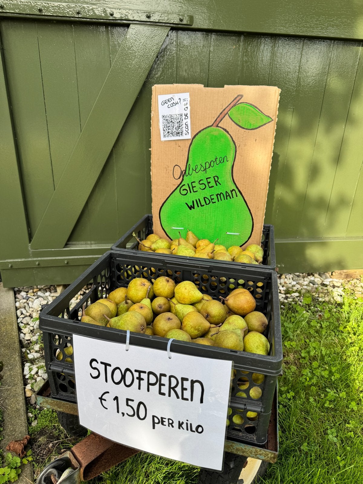 Onbespoten Gieser Wildeman stoofperen, Diversen, Ophalen