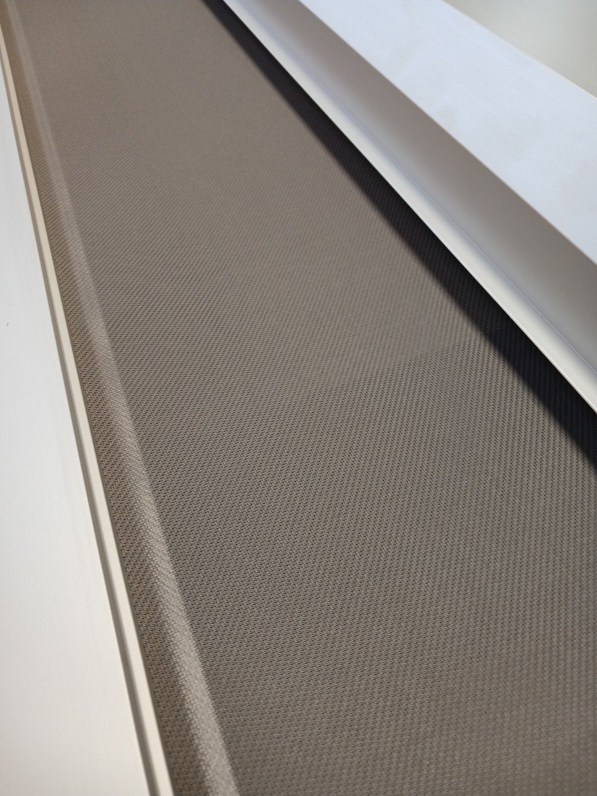 1 nieuwe rits screen 450.5 breed 285 hoog. elctrisch., Huis en Inrichting, Ophalen, Nieuw, Grijs