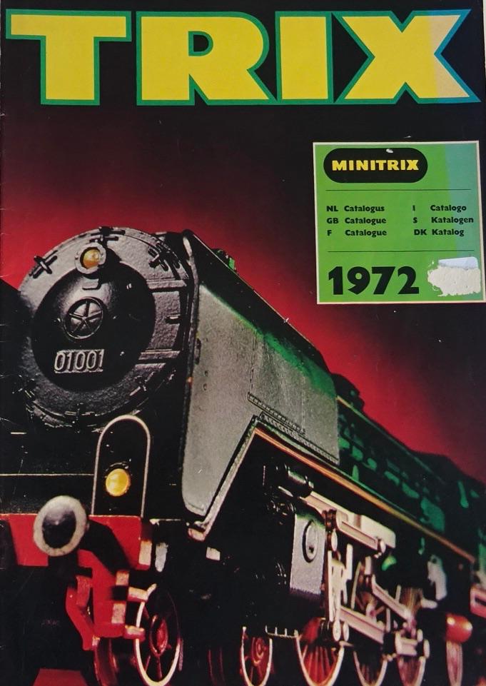 TRIX MINITRIX Catalogus 1972, Hobby en Vrije tijd, Modeltreinen | N-Spoor, Gelijkstroom, Trix, Zo goed als nieuw, Analoog