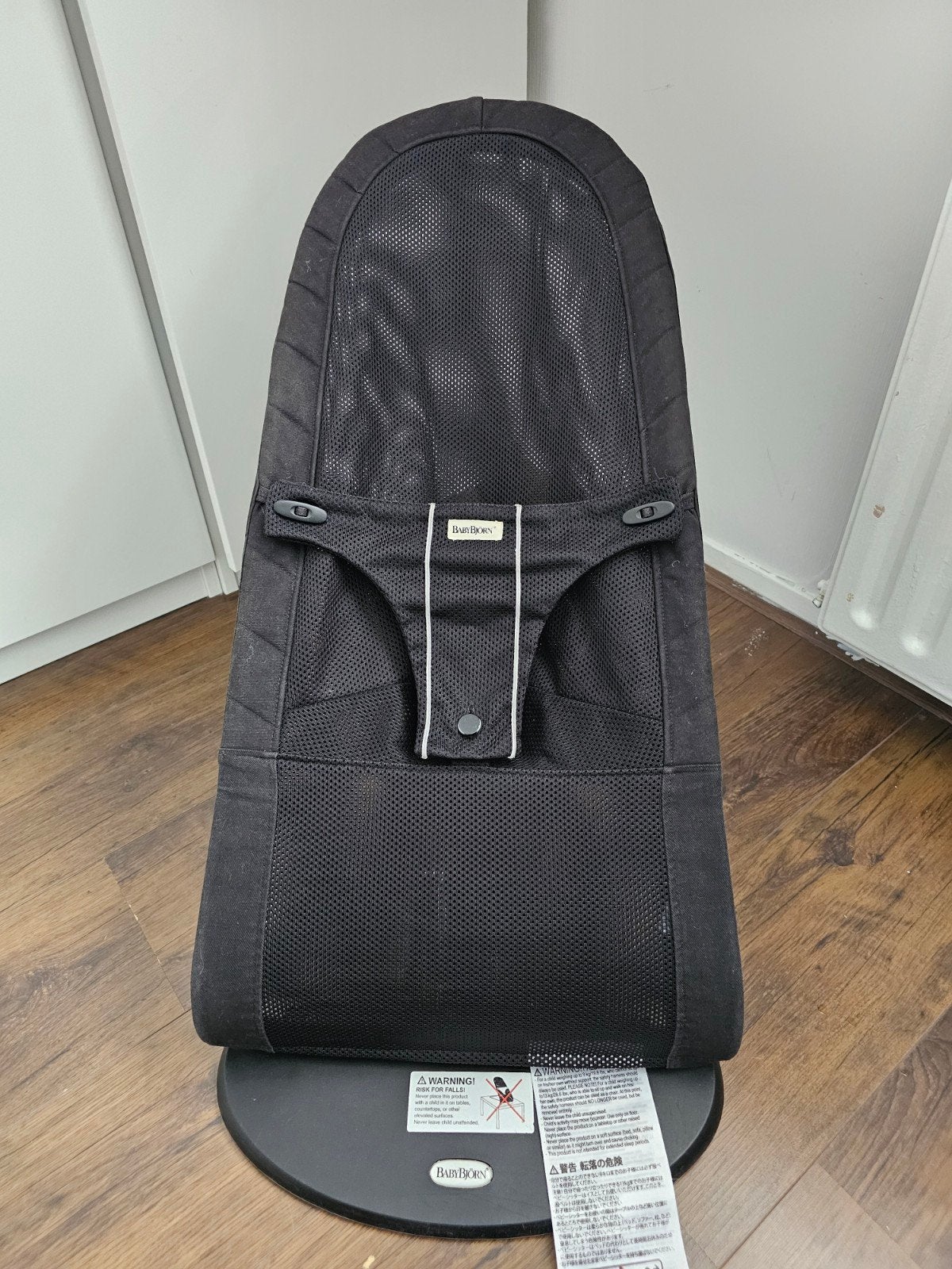BabyBjörn Wipstoel Bliss Mesh Zwart, Overige typen, Ophalen of Verzenden, Zo goed als nieuw, Info@babybjorn.com