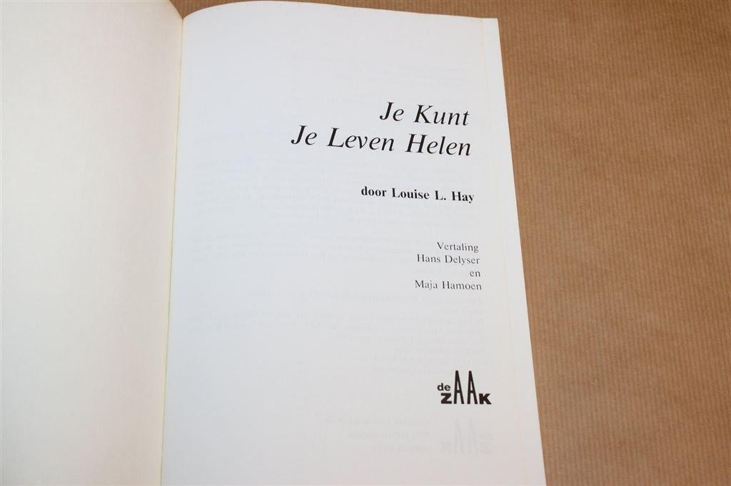 Je Kunt Je Leven Helen — Louise L. Hay, Zelfheling, Ophalen of Verzenden, Gelezen, Overige onderwerpen, Achtergrond en Informatie