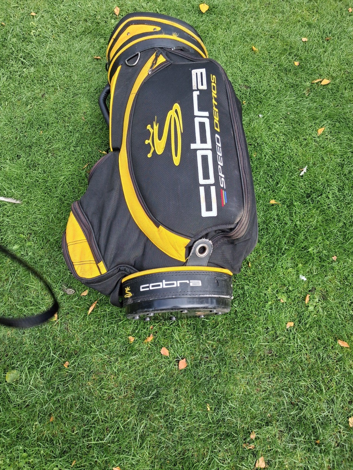 Cobra Speed Demios Golftas - Zwart/Geel, Ophalen of Verzenden, Gebruikt, Tas