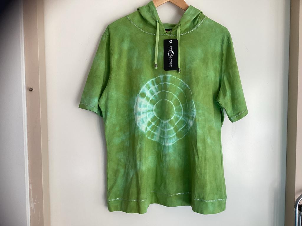 No Secret shirt met capuchon, maat 44, katoen/elastan, Ophalen of Verzenden, Nieuw, Groen, Shirt of Top