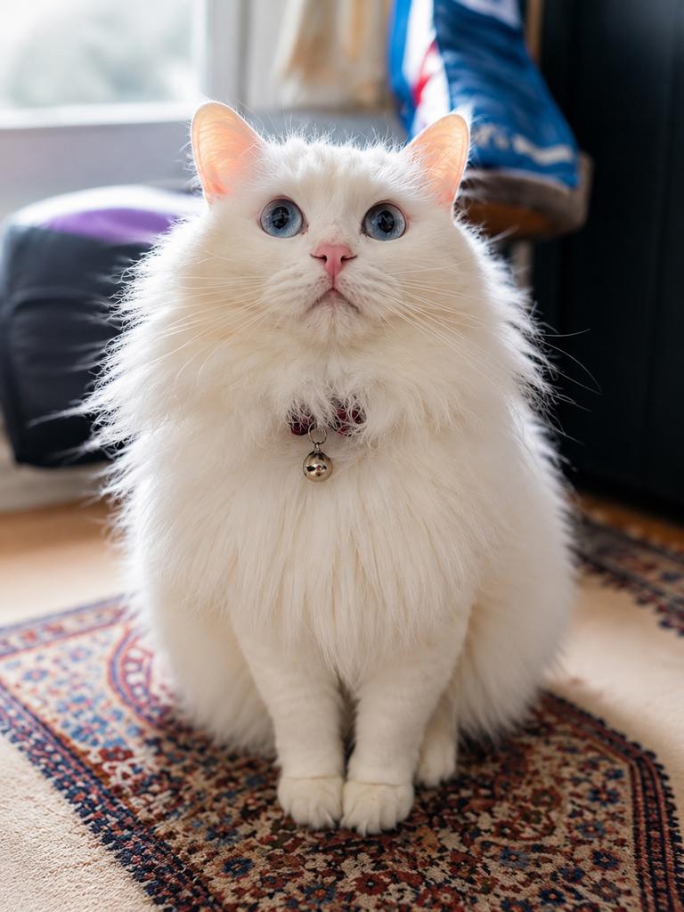 Lang harige witte Britse kat, Dieren en Toebehoren, Katten en Kittens | Raskatten | Langhaar, Kater, Gechipt