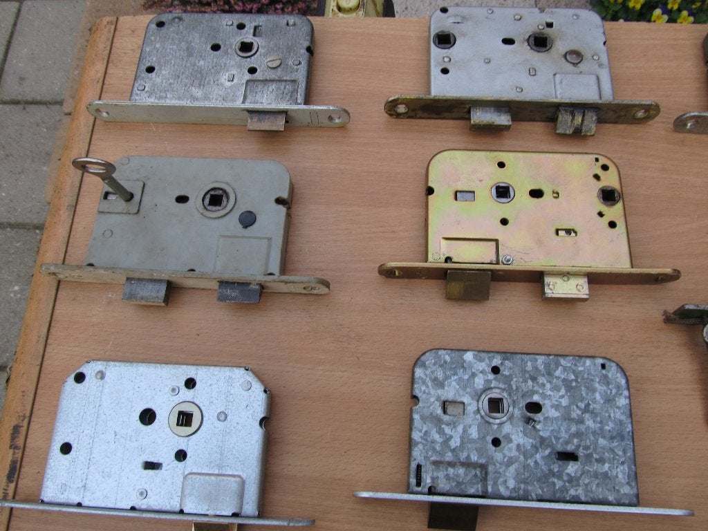 Deur sloten, Ophalen, Gebruikt, IJzer, Slot