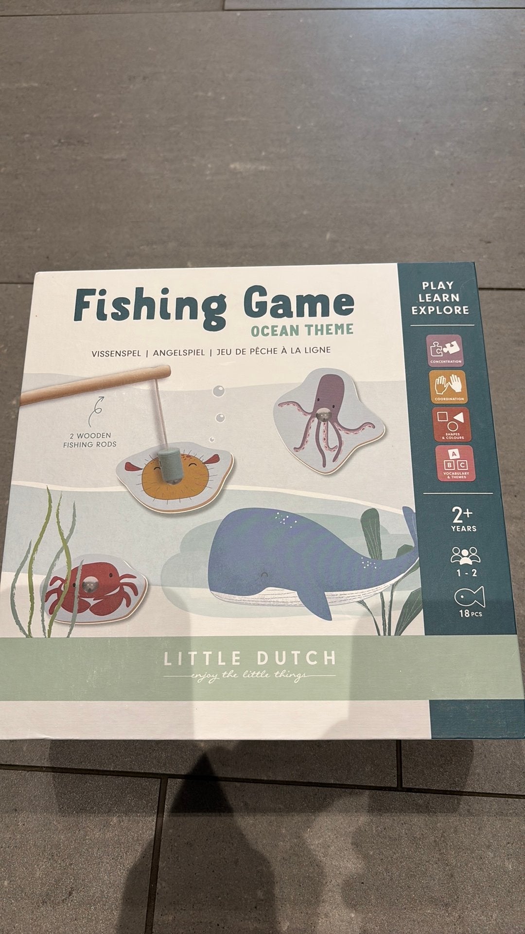 Little Dutch - fishing game, Kinderen en Baby's, Ophalen of Verzenden, Zo goed als nieuw, Overige typen