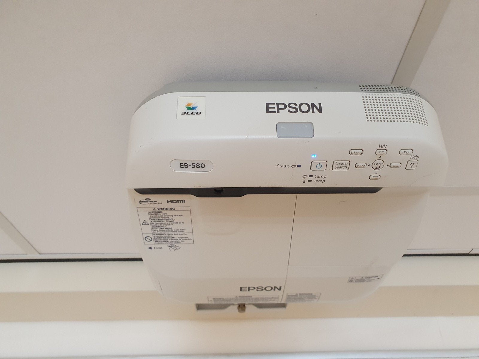 Epson EB 580 beamer, Audio, Tv en Foto, Beamers, Gebruikt, LCD, Overige resoluties, Ophalen