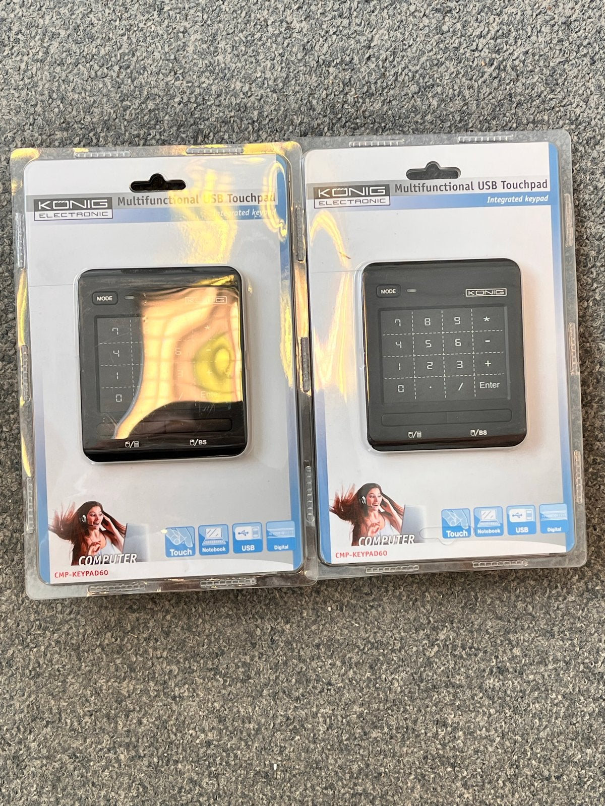 2 Multifunctioneel USB Touchpads, Nieuw, Numeriek, Ophalen of Verzenden, Numeriek gedeelte