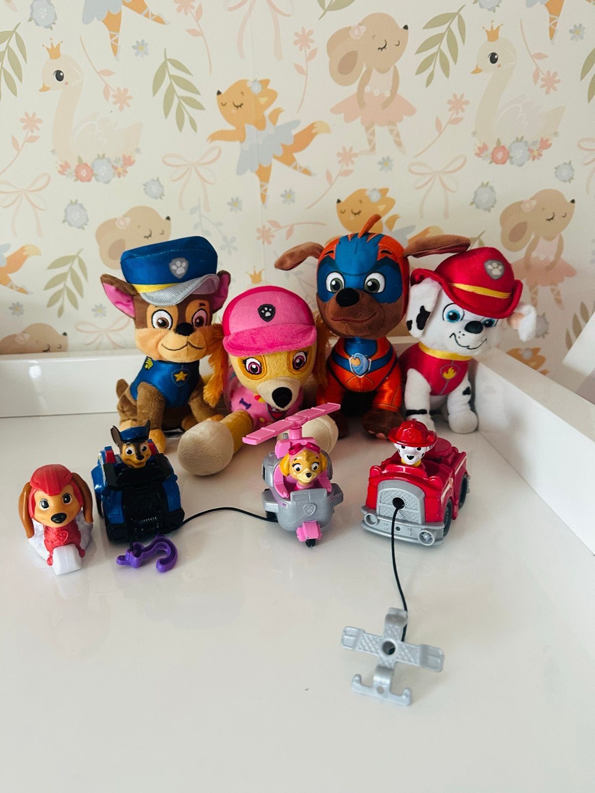 Paw Patrol speelgoed en knuffels set, Ophalen, Gebruikt
