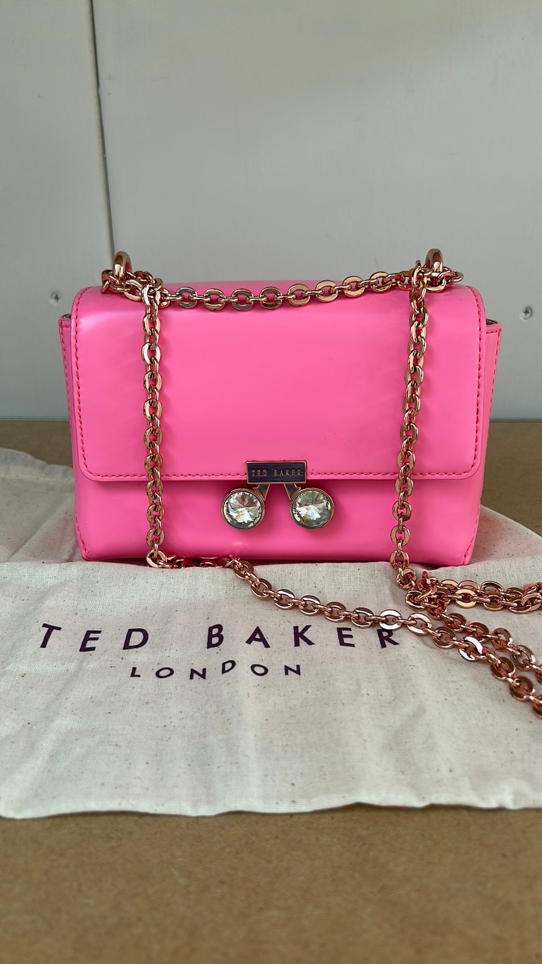 fel roze ted baker dames tas, Ophalen of Verzenden, Zo goed als nieuw, Roze, Handtas